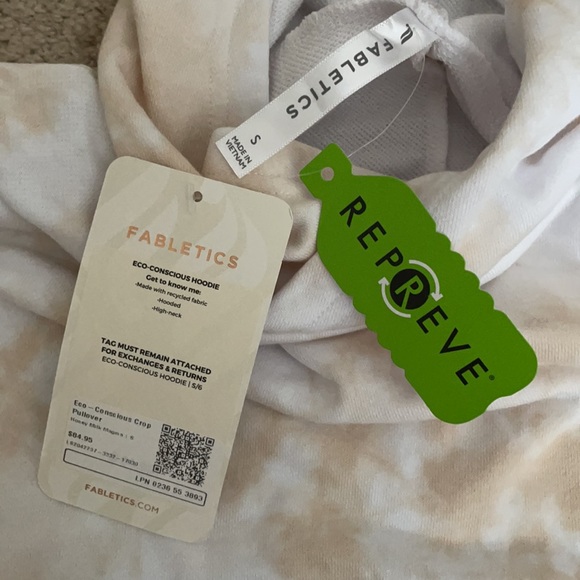 Fabletics cropped tye dye hoodie - Picture 5 of 6